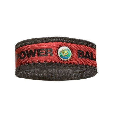 Neoprene - Red Wristband / Black Lettering
